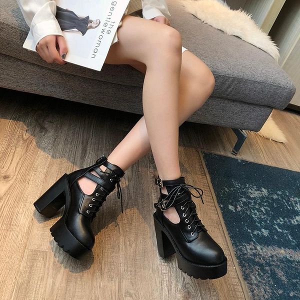 boots ymechic fashion autumn spring 2021 super high heels womens shoes hollow buckle strap lace up gothic punk rock biker ankle, Black
boots ymechic fashion autumn spring 2021 super high heels womens shoes hollow buckle strap lace up gothic punk rock biker ankle, Black