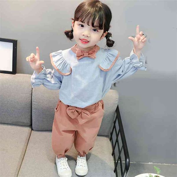 kids clothes spring autumn baby girls long-sleeved bloomers 2pcs children girl children's costumes 210528, White
kids clothes spring autumn baby girls long-sleeved bloomers 2pcs children girl children's costumes 210528, White