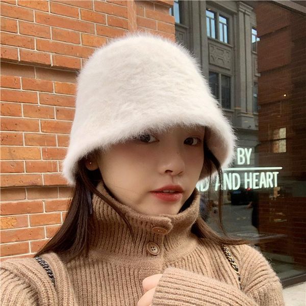 wide brim hats 2021 autumn and winter bucket hat female imitation fur korean version of the japanese cold warm plush fisherman, Blue;gray
wide brim hats 2021 autumn and winter bucket hat female imitation fur korean version of the japanese cold warm plush fisherman, Blue;gray