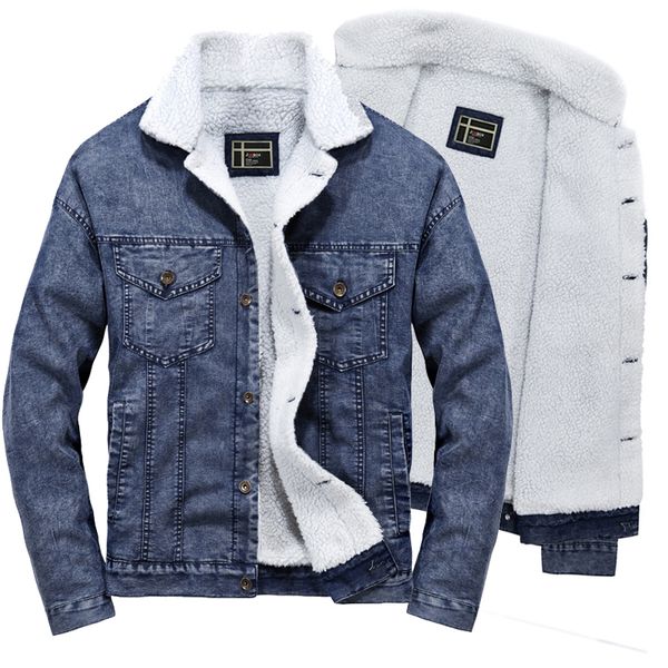2021 new men winter denim jackets solid male fleece thick casual outwear fashion woolen lined cowboy biker leisure coat v19z, Black;brown
2021 new men winter denim jackets solid male fleece thick casual outwear fashion woolen lined cowboy biker leisure coat v19z, Black;brown