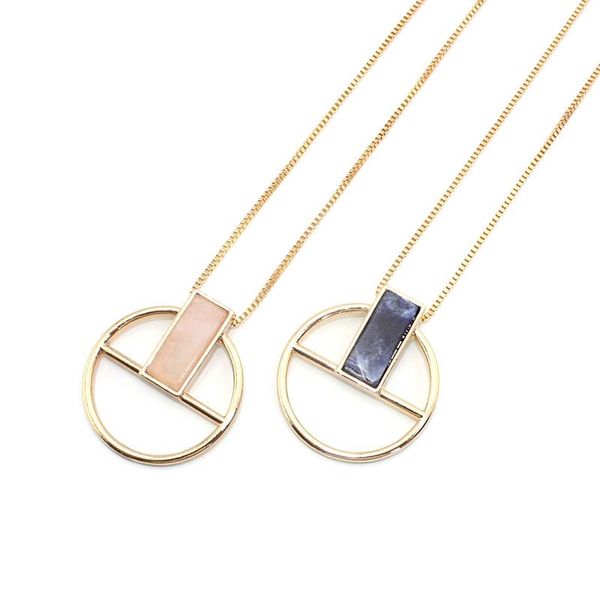 pendant necklaces rectangle rose pink quartz blue natural stone long gold chain geometric circle accessories jewelry, Silver
pendant necklaces rectangle rose pink quartz blue natural stone long gold chain geometric circle accessories jewelry, Silver