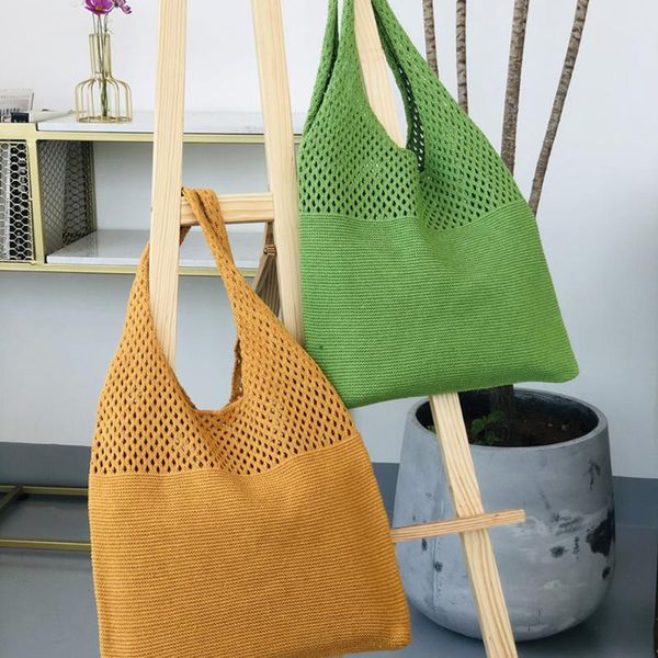 cross body 1pcs big size foldable mesh net string shopping bag women's handbags hollow knitted shoulder totes reusable storage
cross body 1pcs big size foldable mesh net string shopping bag women's handbags hollow knitted shoulder totes reusable storage