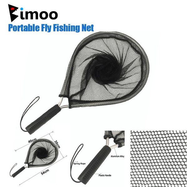bimoo 1pc portable fishing net 54cm aluminum alloy pole landing polyester black net for fishing network trap nets
bimoo 1pc portable fishing net 54cm aluminum alloy pole landing polyester black net for fishing network trap nets