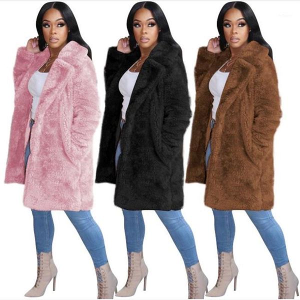 winter fashion women/girl lapel catch fleece wool outerwear casual loose thick warm pure color dust coat black/pink/khaki women's & b b
winter fashion women/girl lapel catch fleece wool outerwear casual loose thick warm pure color dust coat black/pink/khaki women's & b b
