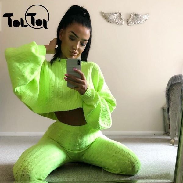 women's two piece pants green cotton knitted women suits solid long sleeve sweater and warm autumn 2 set club outfits, White
women's two piece pants green cotton knitted women suits solid long sleeve sweater and warm autumn 2 set club outfits, White