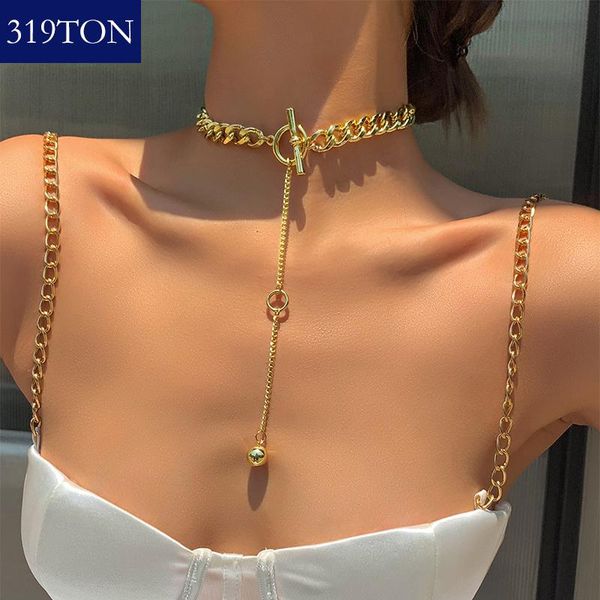 pendant necklaces 319ton long necklace goth statement metal europe and america chains body jewelry for girls 2021 fashion, Silver
pendant necklaces 319ton long necklace goth statement metal europe and america chains body jewelry for girls 2021 fashion, Silver