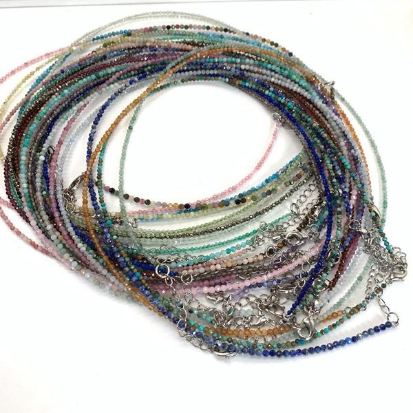 chokers natural stone rose quarts aysts 2 3mm small round section nelace mini nelaces are suitable for men and women gifts, Golden;silver
chokers natural stone rose quarts aysts 2 3mm small round section nelace mini nelaces are suitable for men and women gifts, Golden;silver