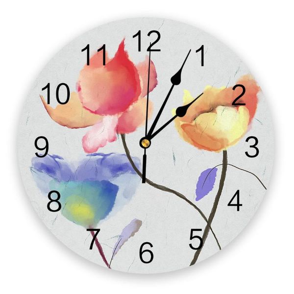 wall clocks ink effect plant flower pvc clock digital home decor modern design living room
wall clocks ink effect plant flower pvc clock digital home decor modern design living room