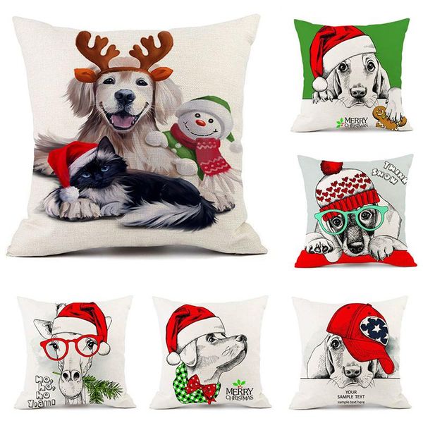 pillow case christmas dog animal 45cm xmas cushion cover decor home linen pillowcase covers no core
pillow case christmas dog animal 45cm xmas cushion cover decor home linen pillowcase covers no core