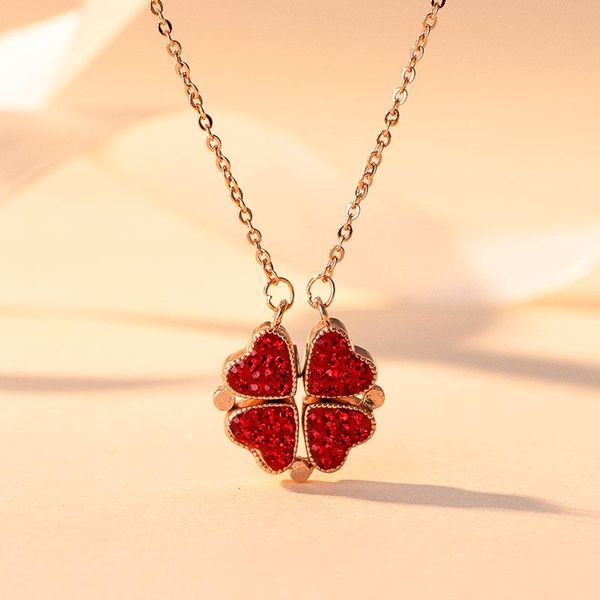 lucky four leaf clover necklace heart shape neck chain jewelry gift for women girl in stock
lucky four leaf clover necklace heart shape neck chain jewelry gift for women girl in stock