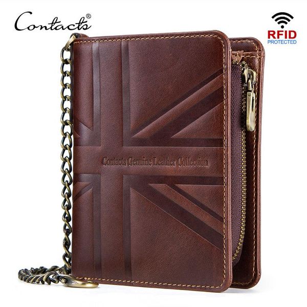 wallets contact's crazy horse leather wallet men anti theft vintage short walet with coin pocket male portfel man's purse mens, Red;black
wallets contact's crazy horse leather wallet men anti theft vintage short walet with coin pocket male portfel man's purse mens, Red;black