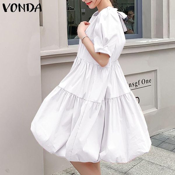 casual dresses women holiday dress summer sundress 2021 vonda short sleeve party midi vestidos robe femme, Black;gray
casual dresses women holiday dress summer sundress 2021 vonda short sleeve party midi vestidos robe femme, Black;gray