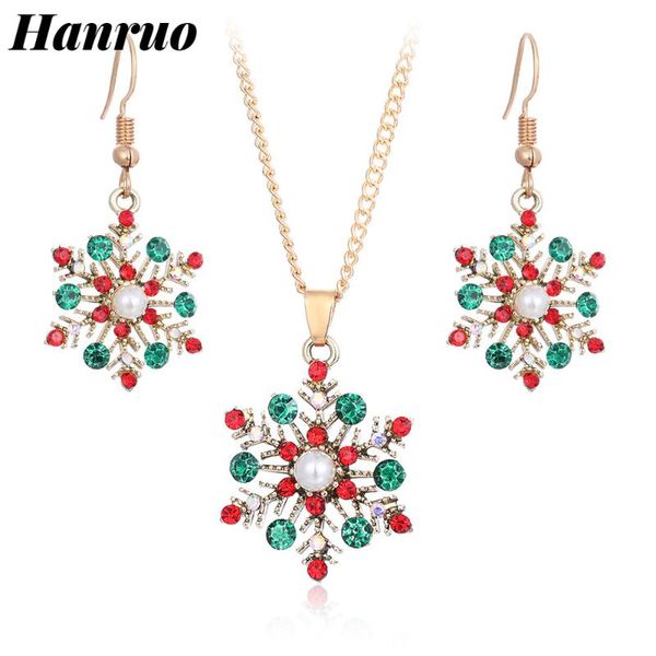 chains christmas snowflake pendant earring with color gemstone necklace for women girl alloy chain jewelry gifts wholesale, Silver
chains christmas snowflake pendant earring with color gemstone necklace for women girl alloy chain jewelry gifts wholesale, Silver