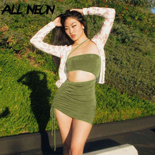 allneon 2000s aesthetics drawstring green cut out dresses fashion hollow out spaghetti strap short dresses summer 2021 g1223, Black;gray
allneon 2000s aesthetics drawstring green cut out dresses fashion hollow out spaghetti strap short dresses summer 2021 g1223, Black;gray