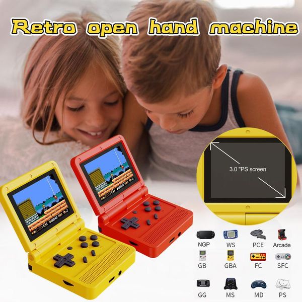 2021 new built-in 2000 games portable retro handheld game player console with 3.0 inch hd lcd screen for children gift
2021 new built-in 2000 games portable retro handheld game player console with 3.0 inch hd lcd screen for children gift