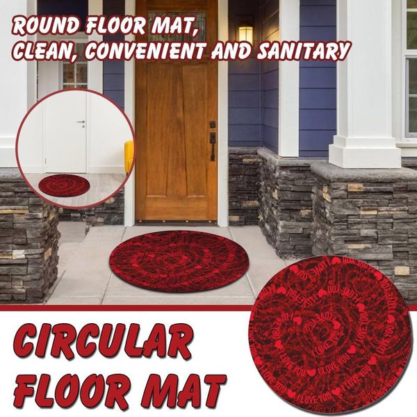 55cm red round door mat love heart-shaped printed doormat area rug kitchen bathroom small carpet indoor outdoor home decoration
55cm red round door mat love heart-shaped printed doormat area rug kitchen bathroom small carpet indoor outdoor home decoration