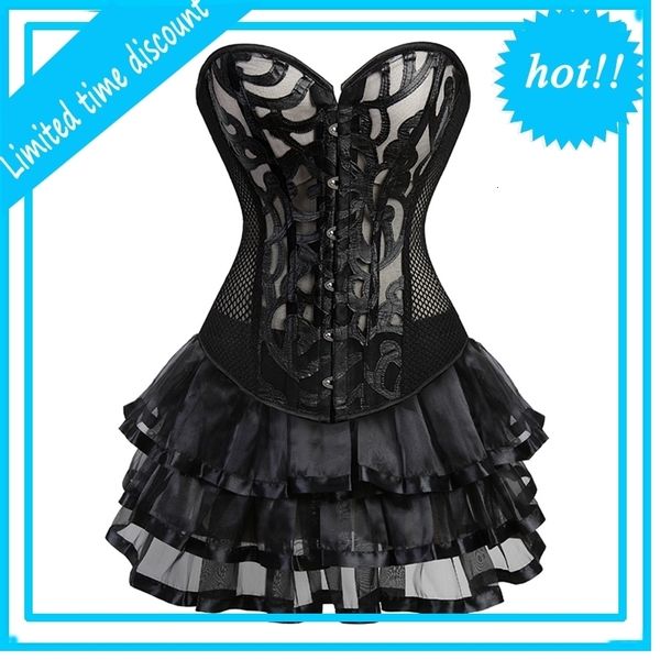 2021 women's tight chest new fashion petticoat mini bustiers & corsets dress carnival holiday clothing, Black;white
2021 women's tight chest new fashion petticoat mini bustiers & corsets dress carnival holiday clothing, Black;white