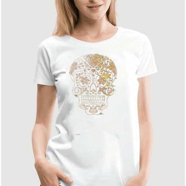 men's t-shirts rhinestone studs sugar skull t shirt mens gold on candy tee s to 4xl, White;black
men's t-shirts rhinestone studs sugar skull t shirt mens gold on candy tee s to 4xl, White;black