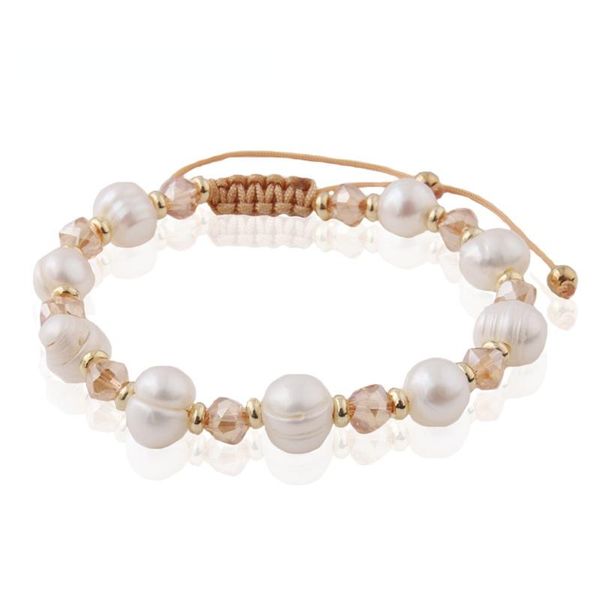 charm bracelets stainless steel natural freshwater pearl rope braided bracelet fashion bohemia, Golden;silver
charm bracelets stainless steel natural freshwater pearl rope braided bracelet fashion bohemia, Golden;silver