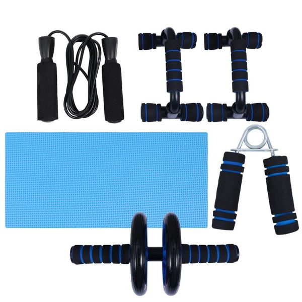 1 set multiple premium home handles grips jump rope abs wheel roller set, White;red
1 set multiple premium home handles grips jump rope abs wheel roller set, White;red