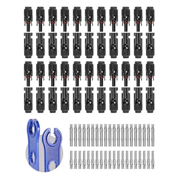 shade 50lb 22 pairs 1000v 30a solar connectors with spanners ip67 waterproof panel male/female cable wire connection diy tool
shade 50lb 22 pairs 1000v 30a solar connectors with spanners ip67 waterproof panel male/female cable wire connection diy tool