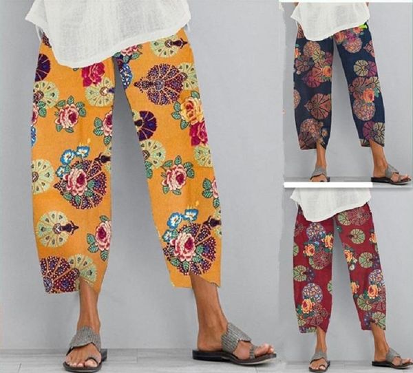 women's pants & capris 2021 summer printed cropped vintage casual trousers women elastic waist cotton linen asymmetrical flower pantalo, Black;white
women's pants & capris 2021 summer printed cropped vintage casual trousers women elastic waist cotton linen asymmetrical flower pantalo, Black;white