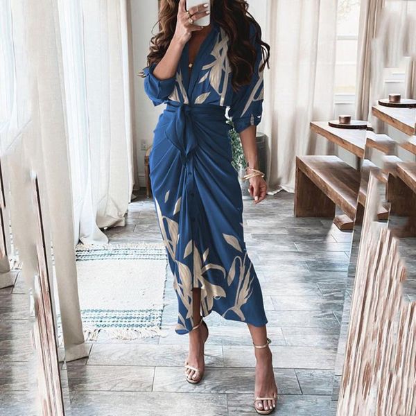 casual dresses women's dress print cardigan with belted and button sleeves plant printed for women vestidos de mujer, Black;gray
casual dresses women's dress print cardigan with belted and button sleeves plant printed for women vestidos de mujer, Black;gray