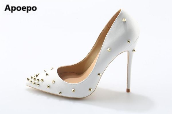 dress shoes est brand white bride wedding rivet scarpe donna quick delivery high heels pumps 12cm pointed toe stiletto woman, Black
dress shoes est brand white bride wedding rivet scarpe donna quick delivery high heels pumps 12cm pointed toe stiletto woman, Black