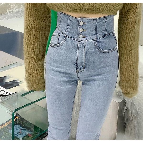 women's jeans woman pants winter tight stretch high waist skinny pantalones vaqueros mujer, Blue
women's jeans woman pants winter tight stretch high waist skinny pantalones vaqueros mujer, Blue