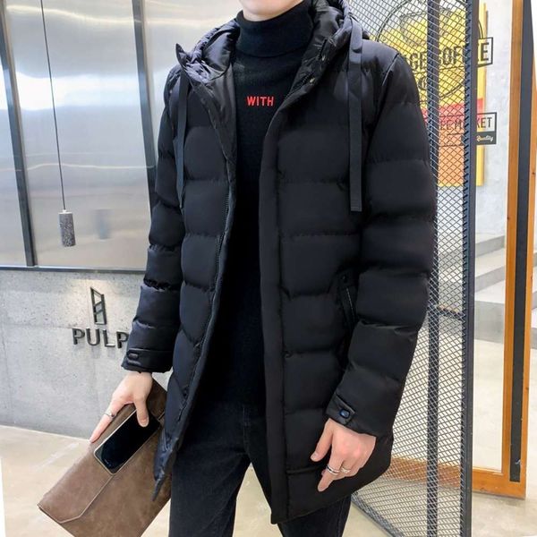 winter cotton padded side seam pocket youth hooded zipper casual thickening oversize men's jacket medium length, Black;brown
winter cotton padded side seam pocket youth hooded zipper casual thickening oversize men's jacket medium length, Black;brown