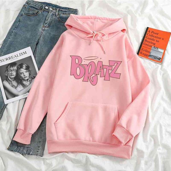 bratz alphabet print hoodie fall winter sweatshirt student fashion long sleeve, Black
bratz alphabet print hoodie fall winter sweatshirt student fashion long sleeve, Black