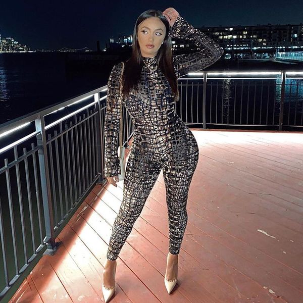 women's jumpsuits & rompers fashion snake print women long sleeve jumpsuit zipper bodycon skinny streetwear 2021 autumn winter club rom, Black;white
women's jumpsuits & rompers fashion snake print women long sleeve jumpsuit zipper bodycon skinny streetwear 2021 autumn winter club rom, Black;white