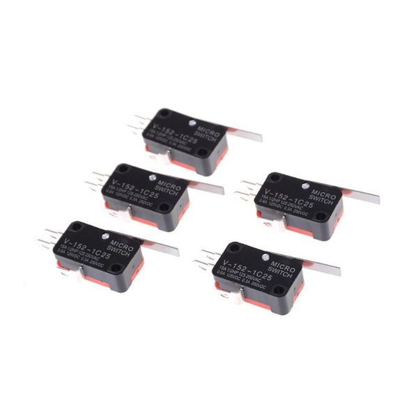 smart home control limit switch v-152-1c25 spdt 1no 1nc 3pin short straight hinge lever micro 5pcs/lot
smart home control limit switch v-152-1c25 spdt 1no 1nc 3pin short straight hinge lever micro 5pcs/lot