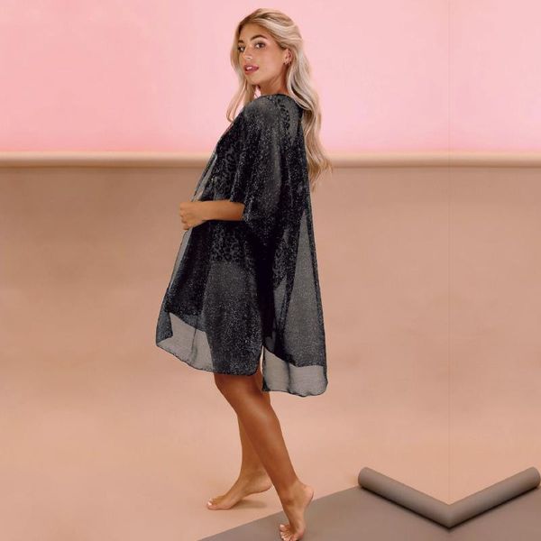 women's swimwear 2021 see through bathing suit cover-ups plus size beach wear knee length kimono dress women summer swimsuit cover up a, White;black
women's swimwear 2021 see through bathing suit cover-ups plus size beach wear knee length kimono dress women summer swimsuit cover up a, White;black