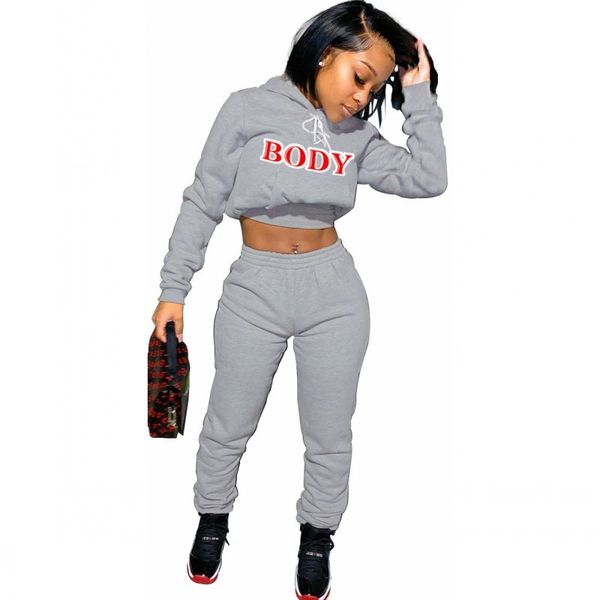 printing of the body velo women's clothing ensemble hoodies and 2-piece pants wear casual fashion outfits sweatsuit sets 7v3o, Gray
printing of the body velo women's clothing ensemble hoodies and 2-piece pants wear casual fashion outfits sweatsuit sets 7v3o, Gray