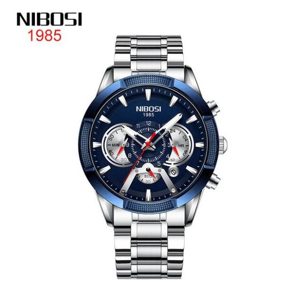 8 style nibosi men's watch waterproof luminous multifunctional men leisure stainless steel watch quartz watches blue dail, Slivery;brown
8 style nibosi men's watch waterproof luminous multifunctional men leisure stainless steel watch quartz watches blue dail, Slivery;brown