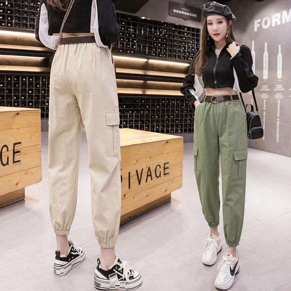 women's pants & capris women cargo 2021 spring summer fashion female high waist loose harem pant pocket casual trousers streetwear with, Black;white
women's pants & capris women cargo 2021 spring summer fashion female high waist loose harem pant pocket casual trousers streetwear with, Black;white