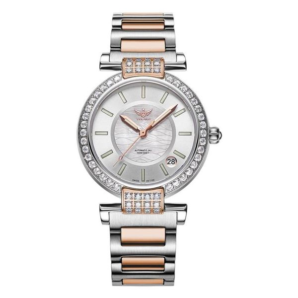 wristwatches women automatic wrist watch,ladies tritium watches yelang lady luminous luxury self wind mechanical wristwatch 100m waterproof, Slivery;brown
wristwatches women automatic wrist watch,ladies tritium watches yelang lady luminous luxury self wind mechanical wristwatch 100m waterproof, Slivery;brown