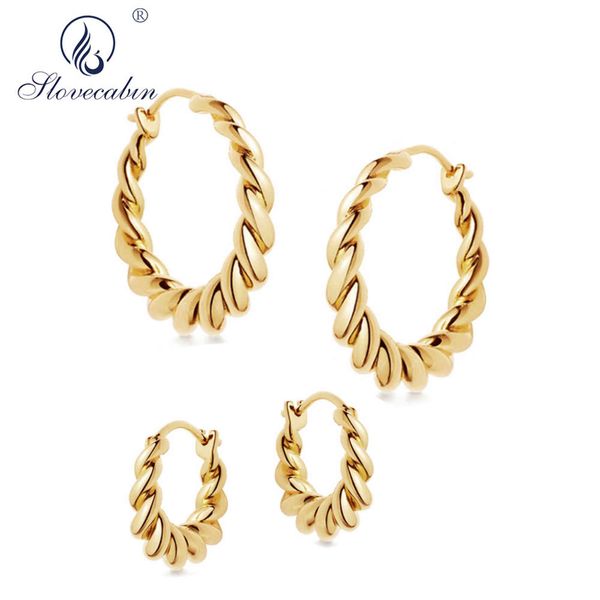 slovecabin 925 sterling silver luxury hoop piercing boucle doreille femme gold round circle fashion earrings for women jewerly, Golden
slovecabin 925 sterling silver luxury hoop piercing boucle doreille femme gold round circle fashion earrings for women jewerly, Golden