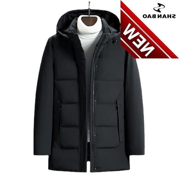 shan bao 2021 winter brand thick and warm father's long hooded down jacket classic business casual men's loose coat l-8xl, Black
shan bao 2021 winter brand thick and warm father's long hooded down jacket classic business casual men's loose coat l-8xl, Black
