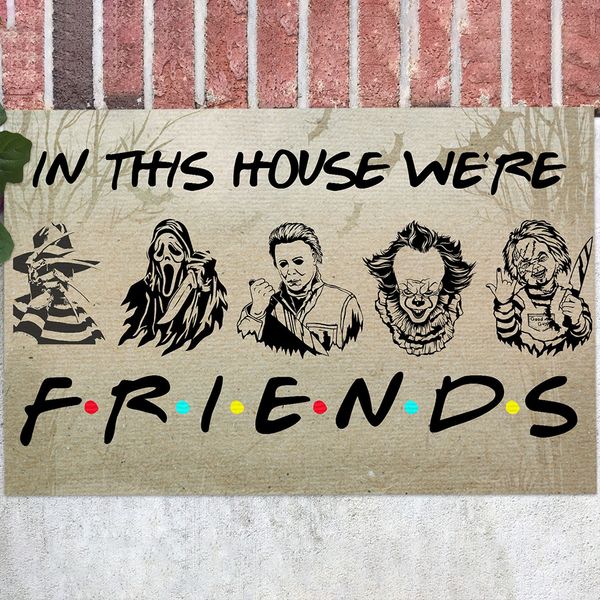 cloocl horror movie cartoon carpets doormat 3d graphics in this house we are family carpet soft flannel non-slip kitchen mats floor mat
cloocl horror movie cartoon carpets doormat 3d graphics in this house we are family carpet soft flannel non-slip kitchen mats floor mat