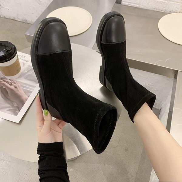 boots nice autumn winter women classic black short sock slip on flats punk shoes female platform combat ankle
boots nice autumn winter women classic black short sock slip on flats punk shoes female platform combat ankle