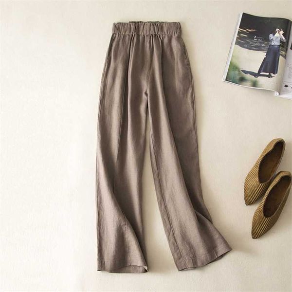 arrival spring summer korea fashion women loose casual pants plus size elastic waist cotton linen wide leg s601 211007, Black;white
arrival spring summer korea fashion women loose casual pants plus size elastic waist cotton linen wide leg s601 211007, Black;white