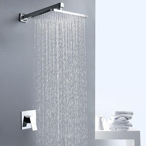 bathroom faucet chrome rain shower head faucet wall or ceiling mounted bathtub shower mixer tap square set
bathroom faucet chrome rain shower head faucet wall or ceiling mounted bathtub shower mixer tap square set