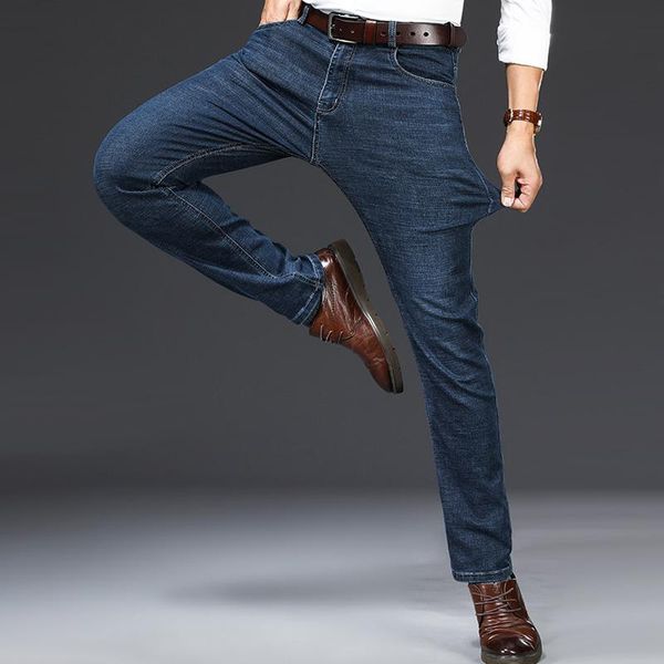 men's jeans 2021 fall/winter fit-fit classic straight stretch emblem overalls business casual trousers brand 29-40, Blue
men's jeans 2021 fall/winter fit-fit classic straight stretch emblem overalls business casual trousers brand 29-40, Blue