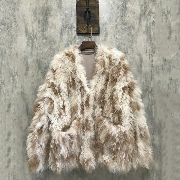 women's fur & faux tigrado lamb wool coat winter clothes women coats and jackets real 2021 chamarras de mujer para invierno, Black
women's fur & faux tigrado lamb wool coat winter clothes women coats and jackets real 2021 chamarras de mujer para invierno, Black