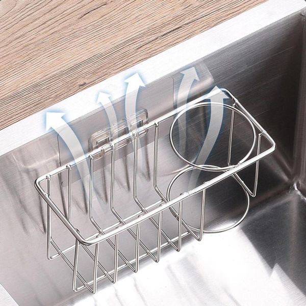 hooks & rails stainless steel kitchen sink drain basket rack sponge brush holder organizer storage holders racks shelf durable
hooks & rails stainless steel kitchen sink drain basket rack sponge brush holder organizer storage holders racks shelf durable