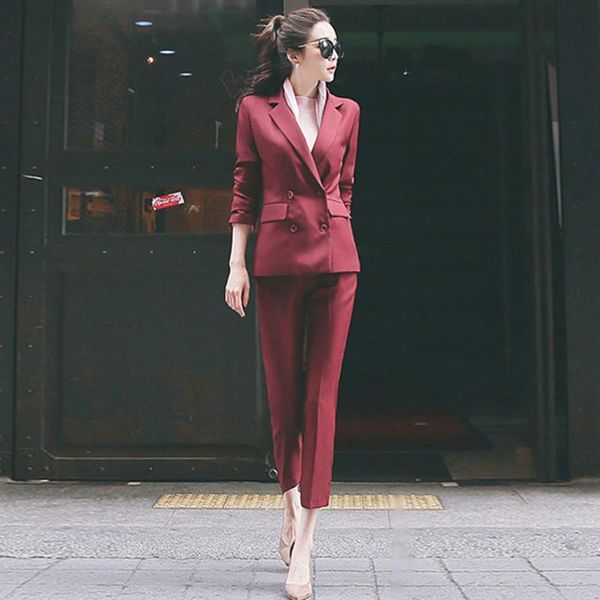 women's suits & blazers women 2 piece set formal pants blazer jacket office lady work business uniform trousers 2021 autumn clothing pl, White;black
women's suits & blazers women 2 piece set formal pants blazer jacket office lady work business uniform trousers 2021 autumn clothing pl, White;black