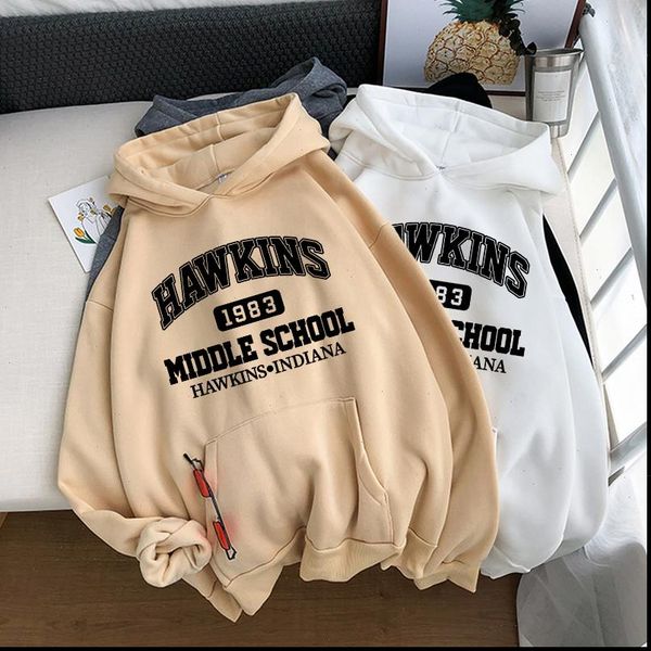 tv show stranger things hawkins hoodie 2021 spring winter warm fleece sweatshirt fashion fitness hip hop streetwear, Black
tv show stranger things hawkins hoodie 2021 spring winter warm fleece sweatshirt fashion fitness hip hop streetwear, Black
