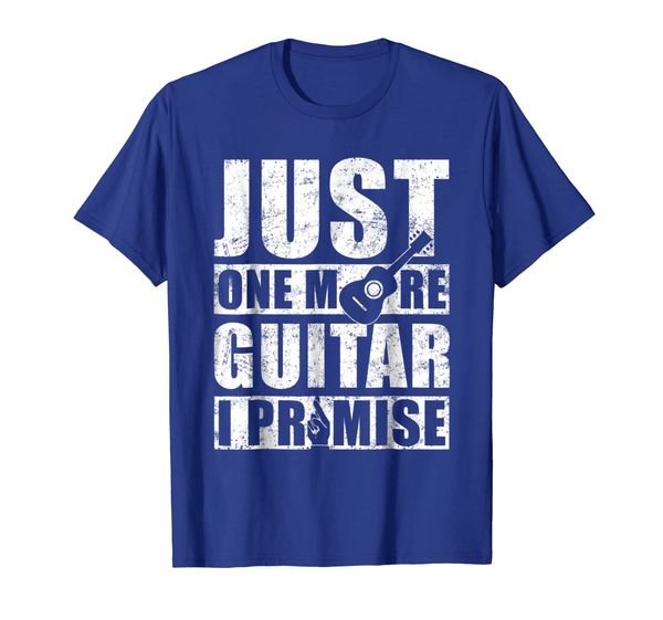 Just One More Guitar I Promise T-Shirt, White;black